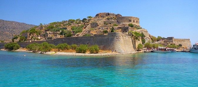 Ile des lépreux Spinalonga en Crête